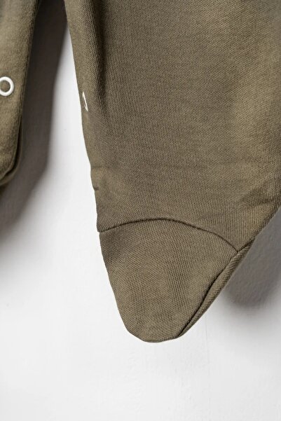 DEFNE LİNA BABY Baby Boy 100% Cotton 3-6-9 Months Safari Patterned Booties Newborn Outfit 3-6-9 Months