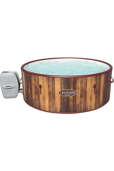 BESTWAY Lay-Z-Spa Jacuzzi Helsinki Airjet, 1.8m x 66cm, Wood Design