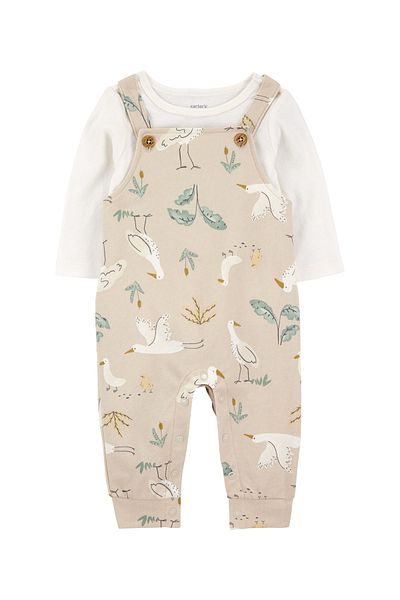 Carter's Baby Ecru Salopet Set