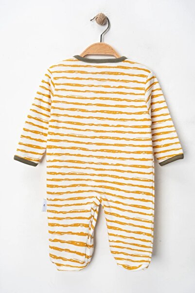 DEFNE LİNA BABY Baby Boy 100% Cotton 3-6-9 Months Safari Patterned Booties Newborn Outfit 3-6-9 Months