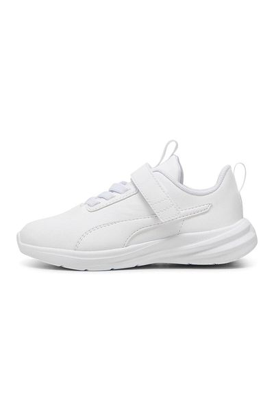 Puma Rickie Runner Hook-and-Loop Strap Sneakers - White