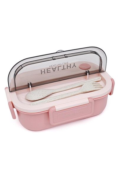 DNS Stainless steel sandwich casserole for children, 1 compartment, 800 ml, pink HXD6665