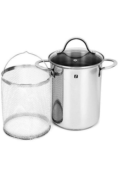Zokura Oala pentru paste Z 1001, 16 cm, 4.2 l (Inox)