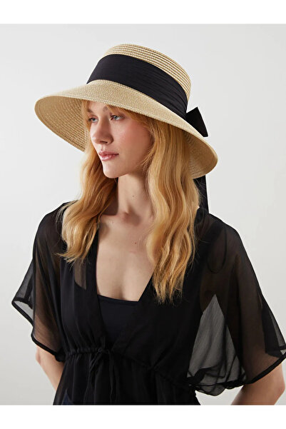 LC Waikiki LCW ACCESSORIES Μπεζ Γυναικείο Ψάθινο Καπέλο