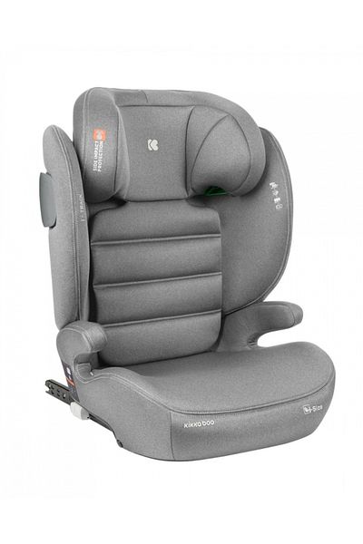 Kikka Boo Scaun auto cu isofix KikkaBoo 100-150 cm i-Track i-SIZE Light Grey