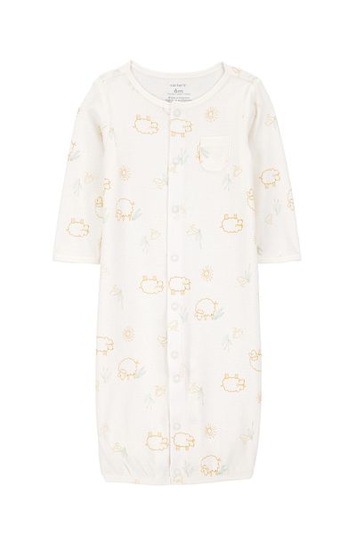 Carter's Baby Ecru Jumpsuit Set