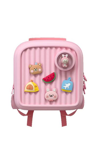 Picocici K33 Pink Sling Backpack for Kids-Stylish ,Perfect for Outdoor Picnics and Travelling