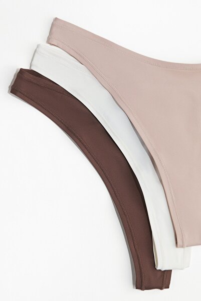 H&M 5'li Mikrofiber Tanga Thong Külot