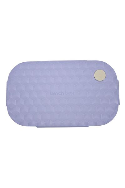 DNS Caserola compartimentata copii, 2 sectiuni, design bento, mov XJ-8451