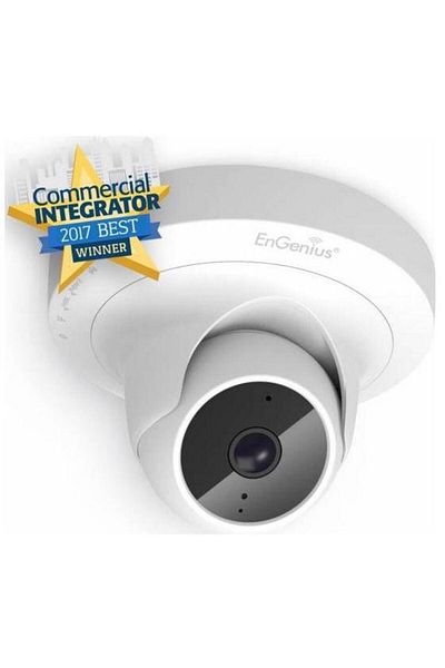 ENGENIUS Camera Surveillance Video EWS 1025 CAM, 2 MP, 1920 x 1080, 4 mm, WiFi (White)