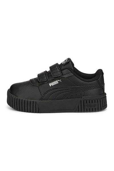 Puma Carina 2.0 Hook & Loop Strap Closure Shoes - Black
