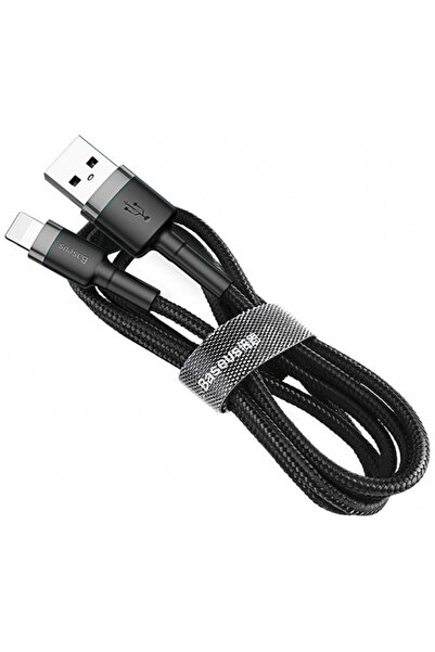 Baseus Cablu de date Cafule Ediție Specială, Lightning, 1m (Negru)