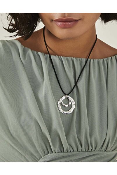 Accessorize Cord Circles Kolye