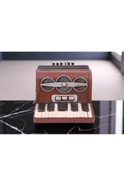 Kuzey Tacı Pușculiță Acordeon Metal Design Nostalgic Vip