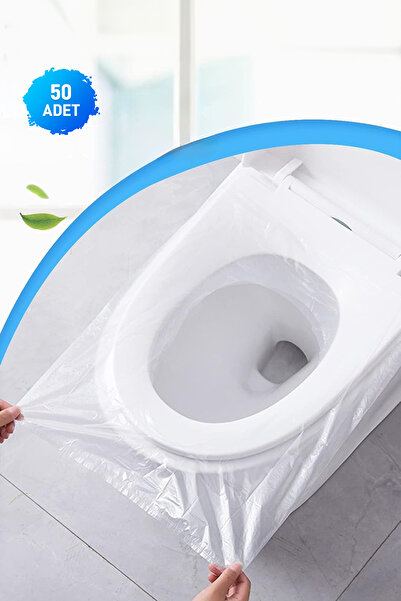 Soillium Hijyenik Tek Kullanımlık Klozet Kapağı Poşeti Kapak Örtüsü Pratik Seyehat Restaurant Hijyenik Örtü