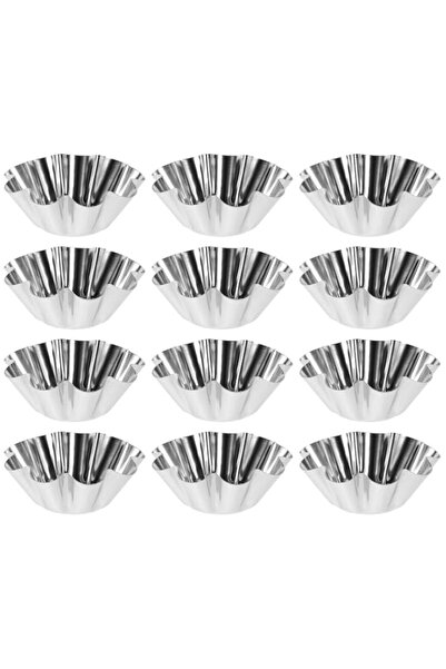 Generic كاست ويف، 24 قطعة من قوالب التارت، قوالب خبز التارت، قوالب بوتو دائري...