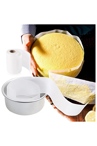 Generic لفافة بطانة جانبية غير لاصقة لقالب الكيك من كاست ويف - ورق خبز برشمان...