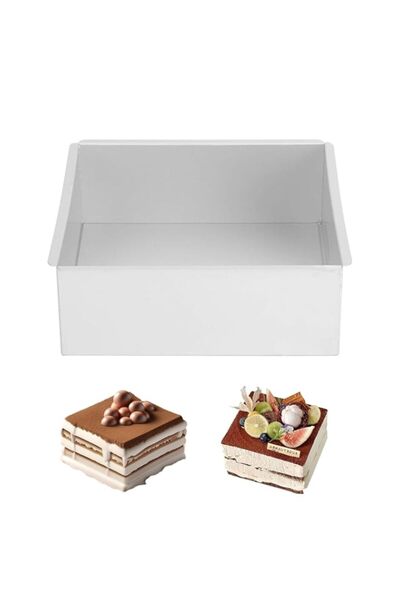 Generic قالب كيك شيفون من نالاينا، مصنوع من الألومنيوم المؤكسد، مقاس 5 بوصات،...