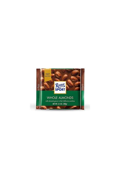 Ritter Sport Whole Almonds, 100 gm