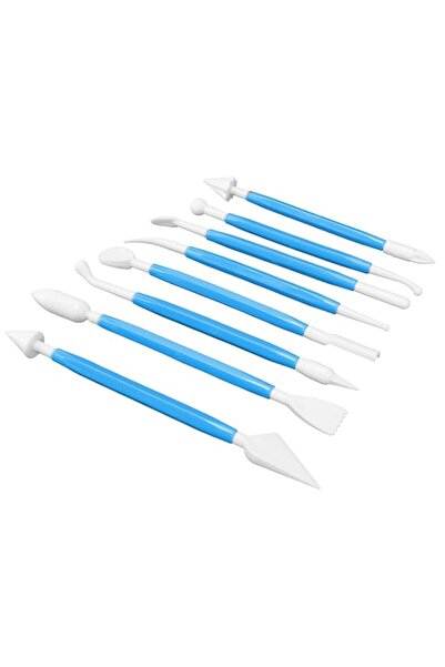 Generic أداة نقش Asixxsix، أداة عجينة السكر DIY لمتجر الكيك للمطبخ للمنزل (أزرق)