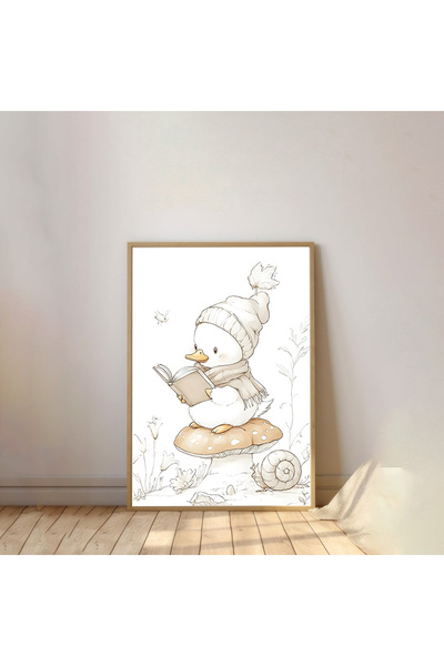 Dekorsiahome One Piece Wooden Framed Children's Room Table Tk1164