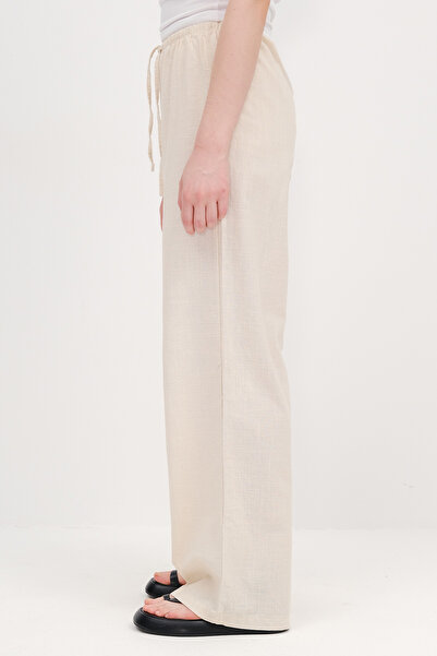 Addax Штани з широкими штанинами та зав'язкою на талії PN17449
