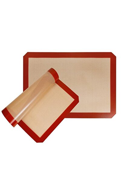 Generic حصيرة خبز من السيليكون، قابلة لإعادة الاستخدام وغير لاصقة وآمنة على ا...