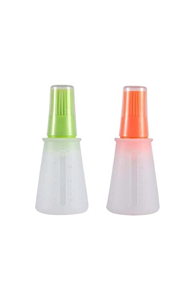 Generic أدوات مطبخ SOWUGI فرشاة زجاجات موزع زيت مطاطية من السيليكون مع عجينة ...