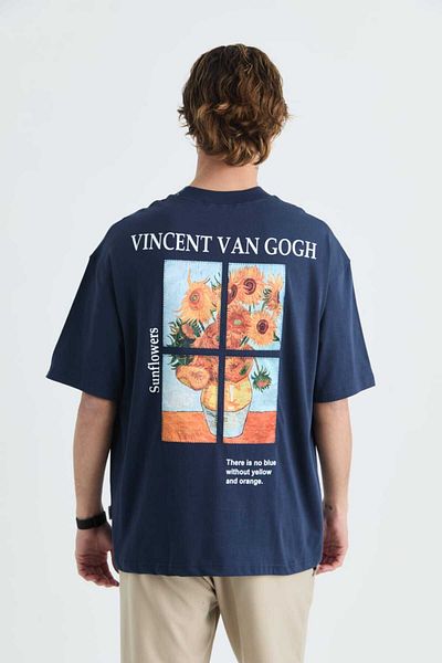 Saw Vincent Van Gogh Men's Oversize Tshirt 4771