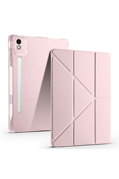 UnDePlus حافظة Lenovo Idea Tab Pro مقاس 12.7 بوصة TB-373FU ثلاثية الطي مع حجرة للقلم
