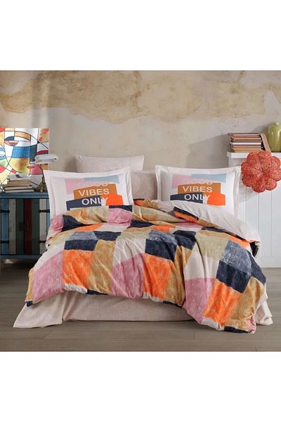 RBY Hobby Double Poplin Duvet Cover Bermuda Orange
