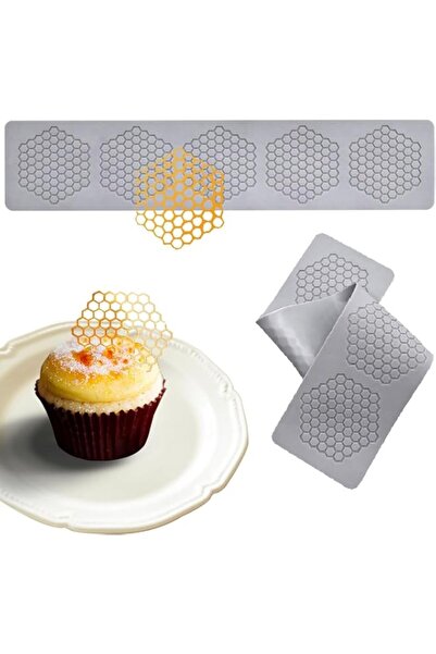 Generic 2 PCS Honeycomb Molds, Fondant Mold Silicone with Hollow 3D Beehive, ...