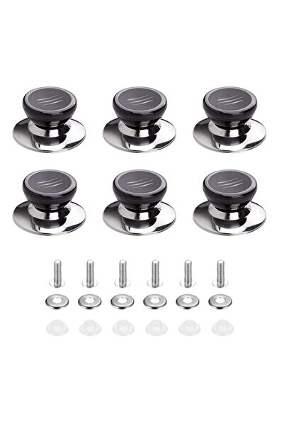 Generic دووماما - حسّني أواني الطهي لديكِ: 6 مقابض عالمية لأغطية الأواني - مق...