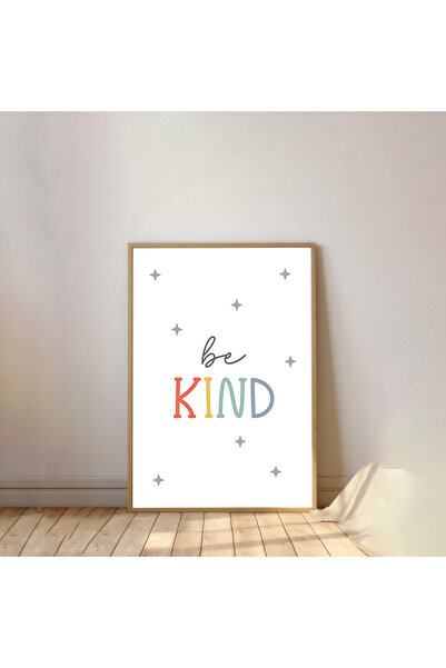 Dekorsiahome Πίνακας Παιδικού Δωματίου με Ξύλινο Πλαίσιο Μονοκόμματο TK1114