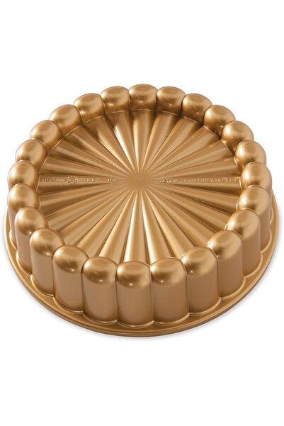 Generic قالب كيك شارلوت ND، قالب كيك، قالب كيك، سميك 10 بوصات، دانتيل ذهبي، ق...