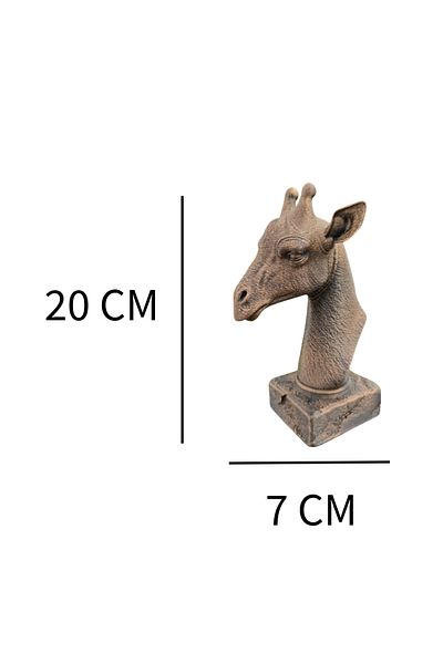 Vera 3D Giraffe Bust Statue