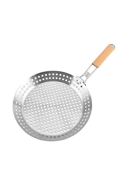 Generic Bafnsiji Stainless Steel Grill Pan with Hole, Non-Stick BBQ Frying Pa...