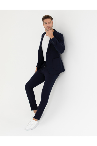 Pierre Cardin Lacivert Body Esnek Fit Blazer Ceket 50287491-VR033