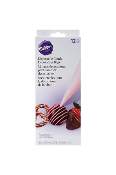 Generic أكياس تزيين الحلوى للاستخدام مرة واحدة من ويلتون، ١٢ كيسًا