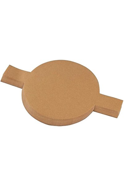 Generic ورق زبدة يونفينج - ١٠٠ ورقة زبدة مقاس ٩ بوصات، ورق زبدة مستدير للخبز