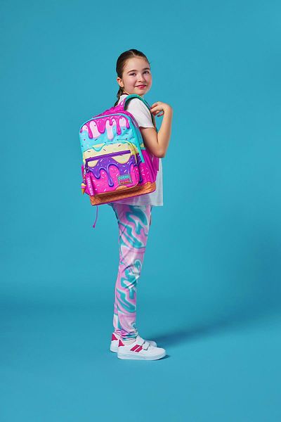 Coral High Kids Pink Colorful Ice Cream Patterned School Backpack T23731