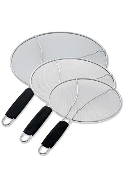 Generic THE WHITE SHOP 13", 11.5", 9.5" Stainless Steel Fine Mesh Splatter Sc...