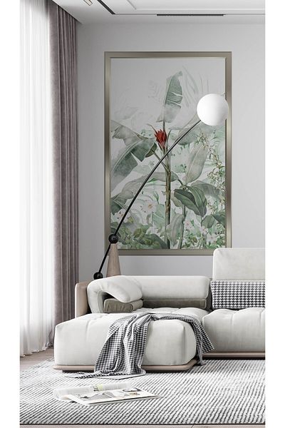 Özel Duvarlar Green Banana Tree Self-Adhesive Wall Foil Suitable for Wall Streamer