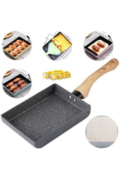 Generic DICKIS Tamagoyaki Square Japanese Omelette Pan, Non-stick Egg Roll Fr...