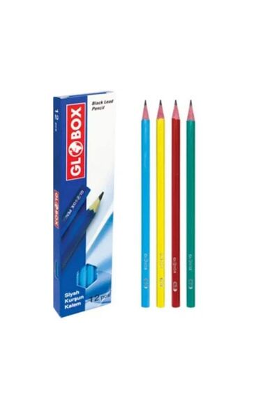 Globox PRİZMA KURŞUN KALEM 1 DÜZİNE 12 Lİ