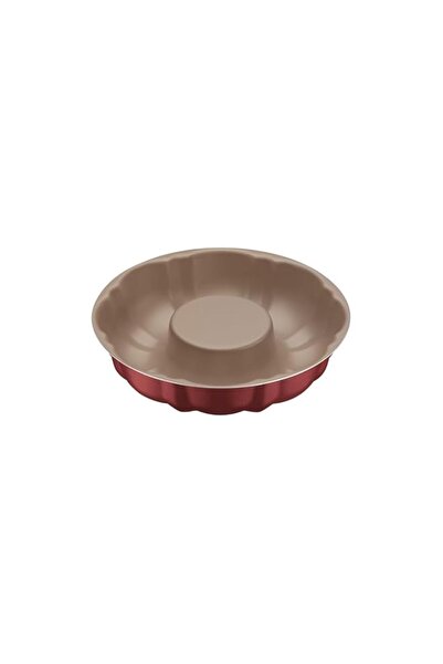 Generic قالب كيك من الألومنيوم الأحمر من ترامونتينا برازيل، مقاس 24 سم، سعة 2...