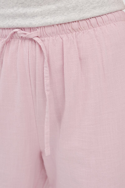 Addax Wide Leg Pants with Tie Waist Pn17449