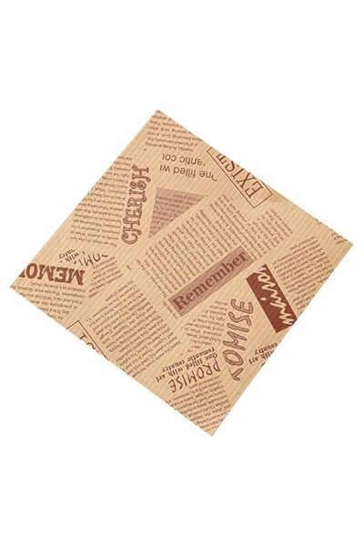 Generic أكياس تغليف ورق كرافت من ELECDON، 100 كيس خبز دونات مطبوع حروف، لتزيي...