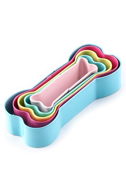 Generic NICO SEE WONDER Dog Bone Cookie Cutter Shapes Set Stainless Steel Bon...