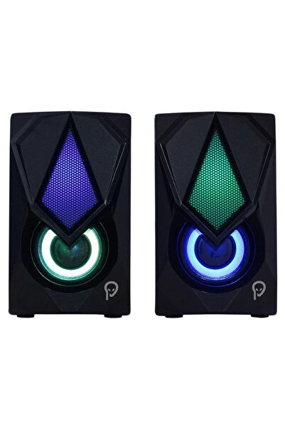 Spacer Boxe Gaming 2.0 SPB-STORM, 6W RMS, USB/Jack 3.5mm, LED RGB Lighting (Black)